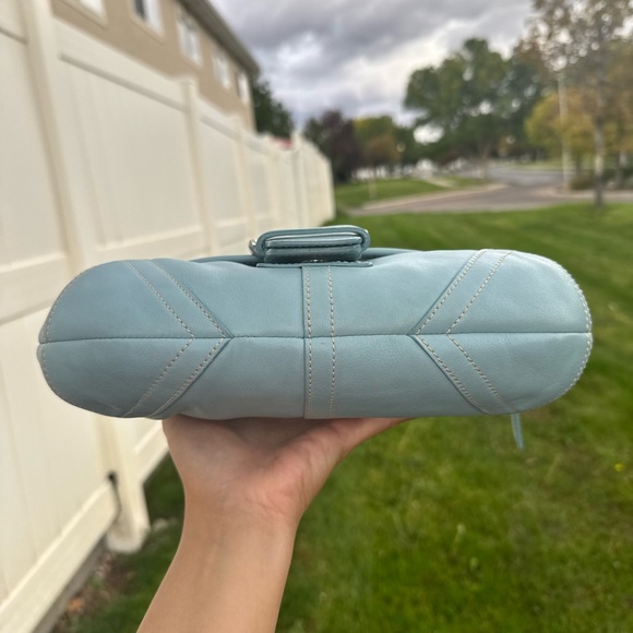Coach Y2K Mini Baby Blue Soho Flap #9247 - Picture 12 of 16